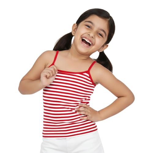 Image of YouGotPlanB Inner Camisoles for Girls | Basic Colors | Regular Fit | 100% Cotton | Soft & Stretchy | Adjustable Straps