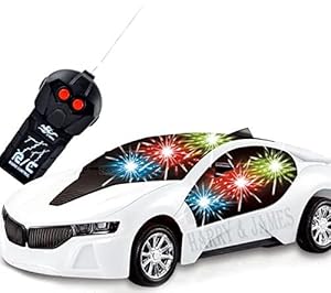 HARRY & JAMES Remote Controlled car, 2 Function Remote Control Car, Racing Car, Sports Car, New Model RC Car, Remote car for Kids Boys & Girls (Multi Color & Multi Design)