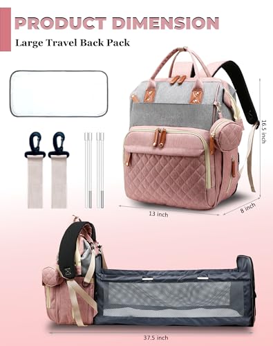 Lamroro Diaper Bag Backpack