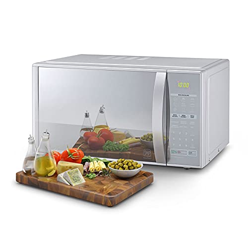 Microondas LG Easy Clean 30 L Prata Espelhado Grill 220V MH7053RA
