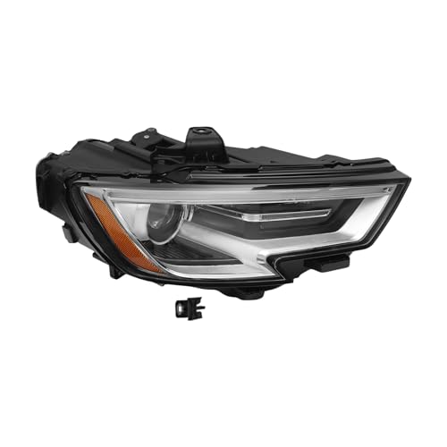 Xenon/HID Headlight Headlamp for 2017 2018 2019 2020 for Audi A3 Xenon HID Headlight Assembly Transparent Headlights,Direct Replacement,Perfect for Original Headlamps Headlights (Passenger Right Side)
