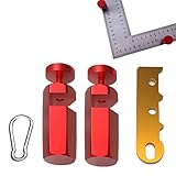 Eckklemme – Präzises rechtwinkliges Lineal | Zimmerei-Hilfslehre | Holzbearbeitungs-Messdesign | Möbelschrank-Thema | Heim-Wohnzimmer, Arbeitsplatz DIY-Zubehör, präziser Rahmen