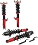 ECCPP Coilover Struts Spring Shocks Adjustable Height Suspension Struts Coil Spring Shocks Fit for 2003-2008 for Toyota Corolla /2003-2008 for Toyota Matrix (Not Fit AWD or XRS Model) - Red