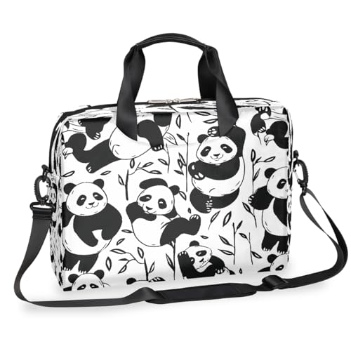 Bolsa para laptop con diseño de panda, 15.6 pulgadas miniatura 1