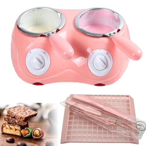 Set eléctrico para derretir chocolate doble olla
