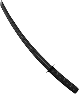 Retractable Samurai Sword Toy, 29 Inch Telescopic Plastic Katana for Kids & Adults, Ninja Cosplay Costume Prop, Christmas, 1-Pack Black