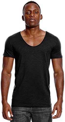 neck t shirts for men