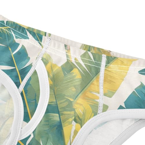 Tropical Banana Leaf Toddler Boys Soft Kids Underwear Cute Undies4