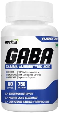 NutriJa GABA 750MG Supplement - 60 Capsules (60 Capsules)