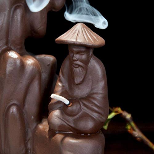 Incensario de cerámica ZHCHAO elegante para interiores zen 5