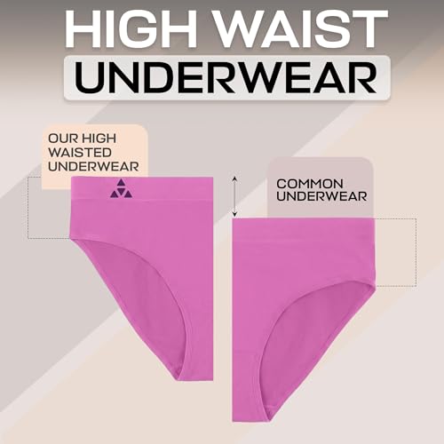 Image of Balanced Tech Moisture Wicking Underwear for Women, Seamless Workout Hipster Brief Bikini Panties