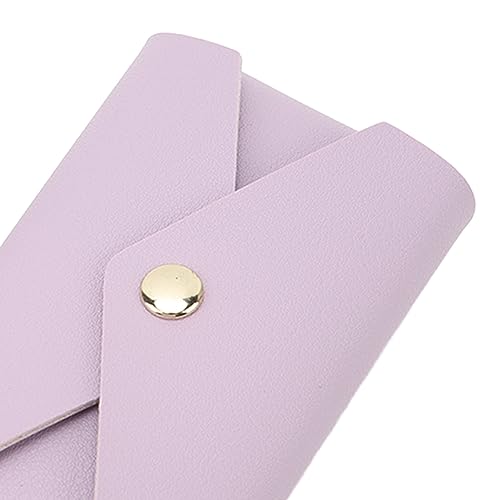 Carteira Porta-Fotos de Cartões, Organizador de Identificação Com Foto de Cor Sólida, Bolso de Armaz