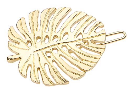 L. Erickson Small Leaf Tige Boule, Gold - Elegant Accent Piece For Fine Hair #TOP24