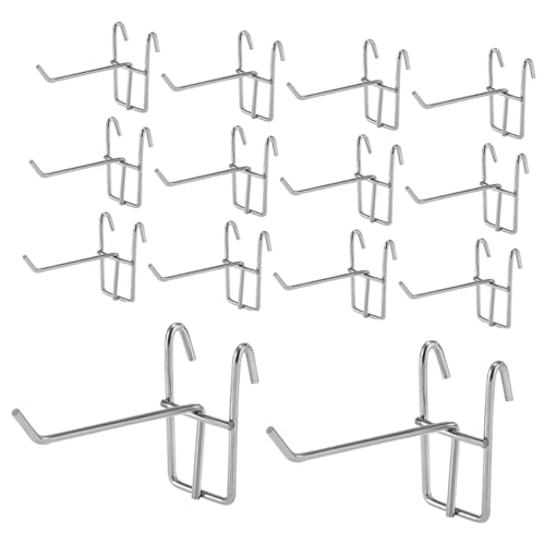 Garneck Hook 40pcs Hanging Display Hook Grid Wall Supply Versatile for Snacks Small Items and Retail Display