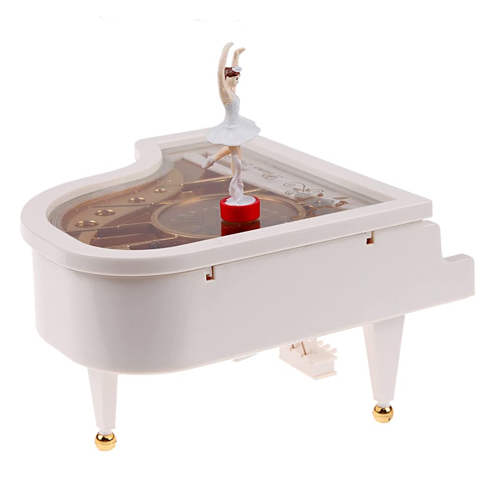 Nuevo Modelo de Piano clásico romántico Caja de música Bailarina de Baile manivela Cajas Musicales cumpleaños Boda Regalo de Amor decoración del hogar