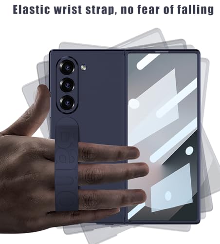 Coque pour Galaxy Z Fold 5 protection écran intégrée étui rose