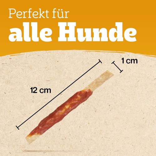 Pedigree WRAP – Kausticks für Hunde – Ummantelt mit Hühnchen – Zur Belohnung beim Training oder einfach zwischendurch – 12 x 40g