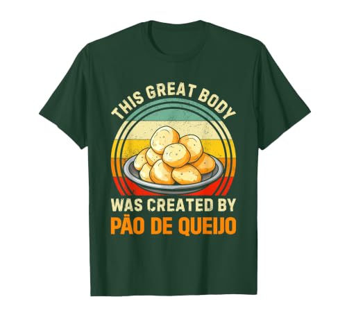 Pao De Queijo Making Brazilian Food Frozen Pao De Queijo T-Shirt, Men, Dark Green, 3X-Large