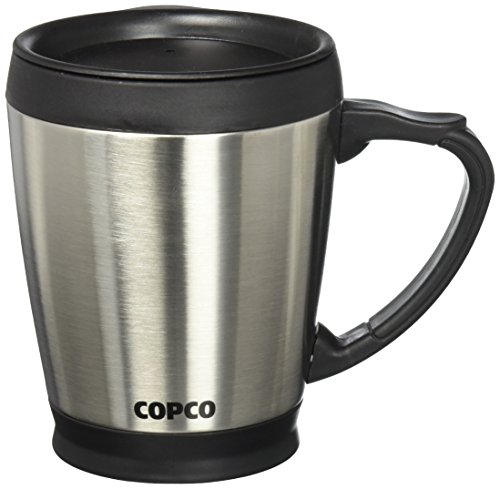 Wilton Double Wall Stainless COPCO Desktop Steel Coffee Mug, 16 Ounces
