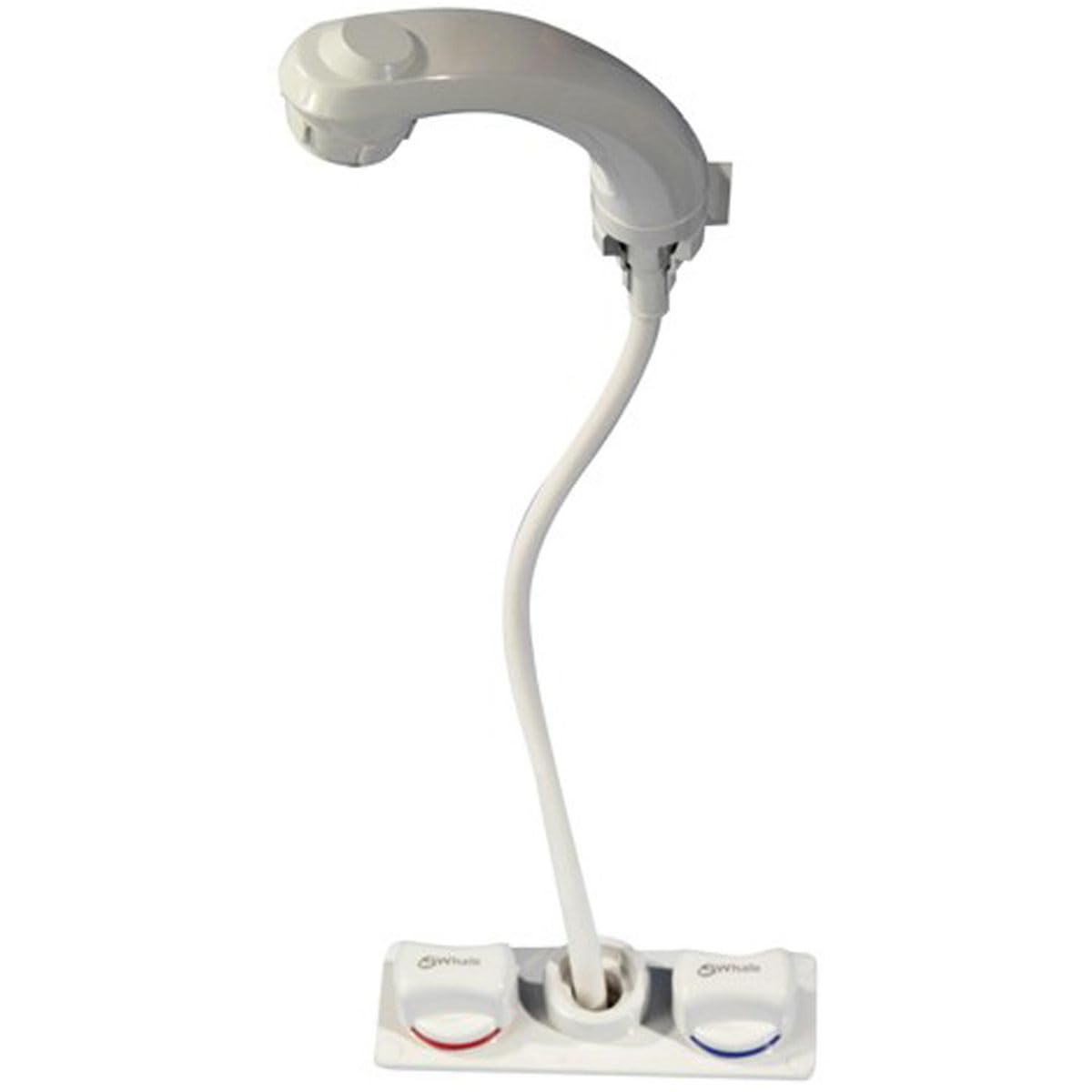 Whale Elegance Set de Grifo y Ducha de Color Blanco