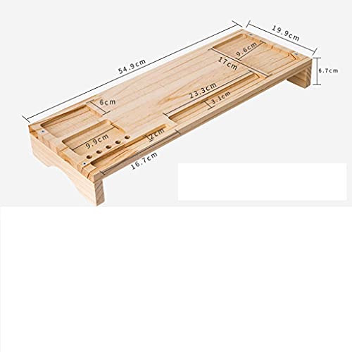 Base elevadora de madera para computadora con ventiladores miniatura 3
