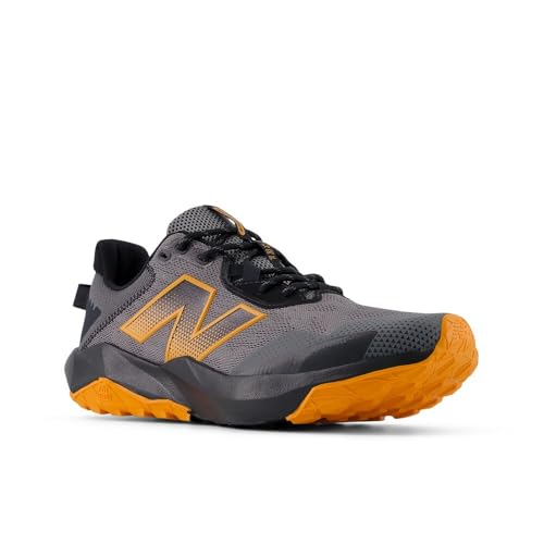 New Balance New Balance Men's DynaSoft Nitrel V6 Trail Running Shoe, Castlerock/Phantom/Sizzle, 7 M