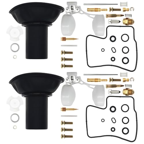 2-Pack Carburetor Carb Rebuild Repair Kits Replacement for Honda Shadow Spirit 1100 VT1100C VT 1100C 1997-2005