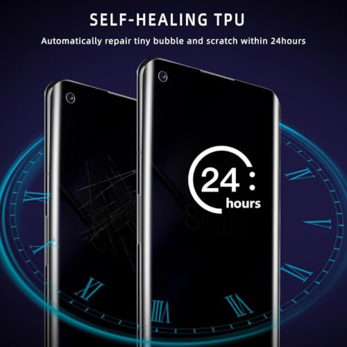 Image of Uyiton 2 Pack Privacy Screen Protector for OnePlus 11 (6.7-inch Curved Display) | Anti-Spy HD Clear Flexible Film | Bubble-Free Easy Installation Kit | Scratch Resistant | Case Friendly | Touch Sensitive