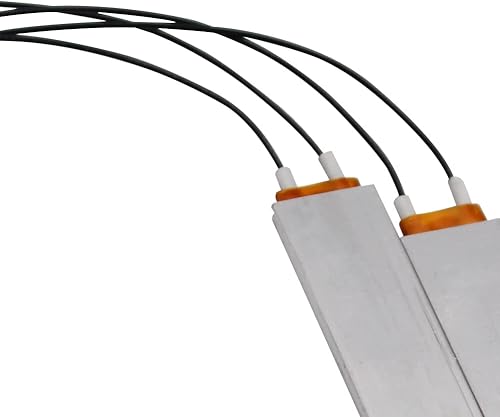 Miniatura 3 de PTC Elemento calefactor 2pcs 12V220V110V Termistor Calentador Temperatura Constante Termostato Placa Calentador (Negro-12V)