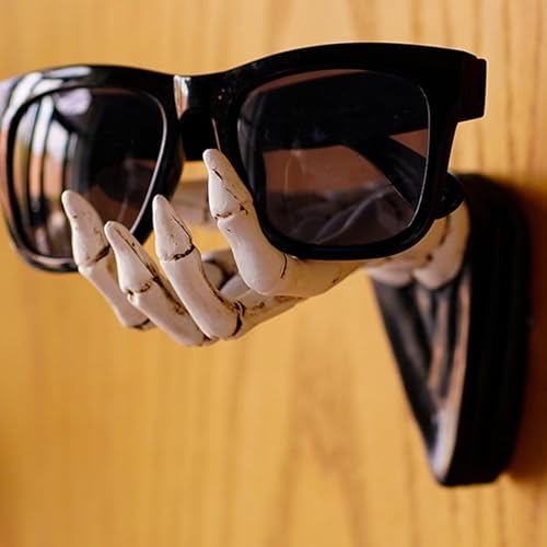 Ganchos de pared de mano estilo esqueleto único para gafas y llaveros 4