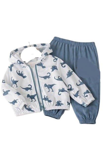Baby Boy Cotton T Shirt and Pant Set Long Sleeve Printed Kids Dress Comfortable Hosiery Clothing Outfit-picture-30