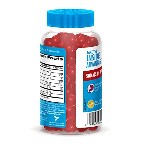 Digestive Advantage Probiotic Gummies With Apple Cider Vinegar For Digestive Health, Daily Probiotics With Acv For Women & Men, Supports Digestive & Immune Health, 60Ct Apple Flavor #TOP6