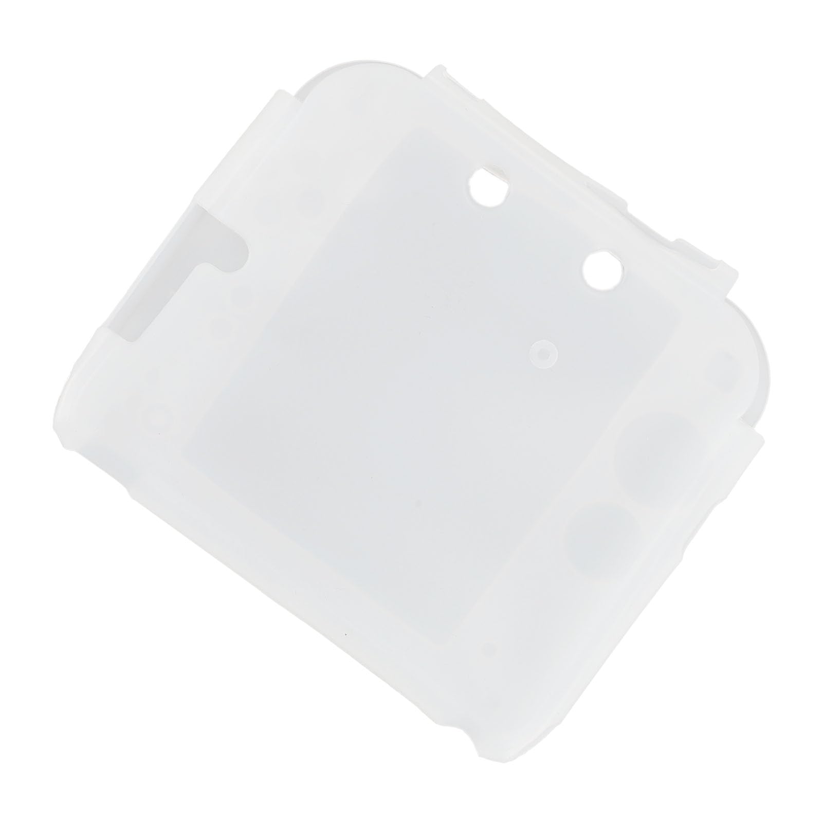 Wakects Etui Ochronne na Kontroler 2DS, Odporna na Zarysowania Miękka Silikonowa Osłona z Górnym i Dolnym Zabezpieczeniem Ekranu dla Kontrolera 2DS (WHITE)