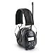 Walker's AM/FM Radio Muff with Digital Display, Black