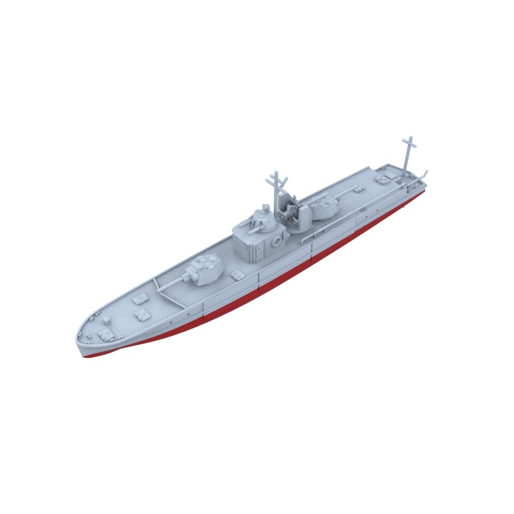 MRY-SFW SSC72768S-A 1/72 zestaw do budowy modelu wojskowego Radziecki Pr.1124 Późna modyfikacja pełny kadłub