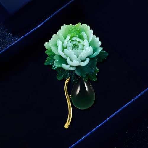 Image of 2 Pieces Fashion Ballerina&Violin&Cherry Blossom&Pipa&Peony Flower Brooch Woman High-end Artistic Temperament Pin Personality Cute Suit Coat With Accessories