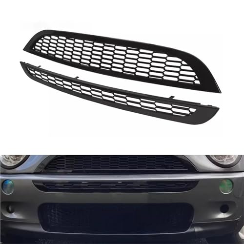 Parrilla frontal superior e inferior tipo panal para modelos MINI R50 a R53 2