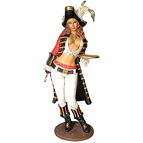 Estatua de Pirata Mujer a Tamaño Real 74 in miniatura 2