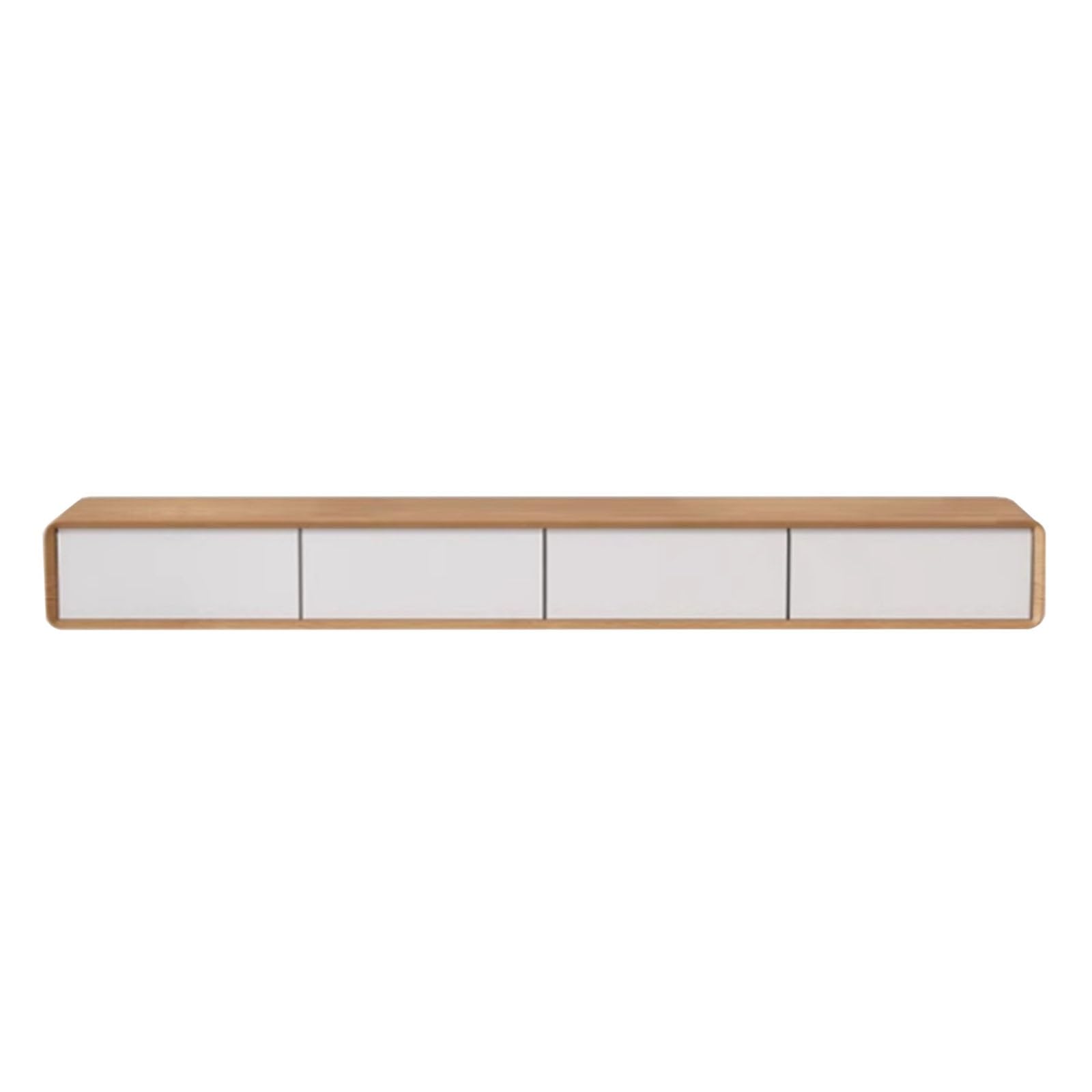 Mobile TV Sospeso A Parete in Legno Massello Leggero di Lusso Mobile Porta TV Sospeso Moderno per Piccoli Appartamenti Soggiorno(A,160cm)