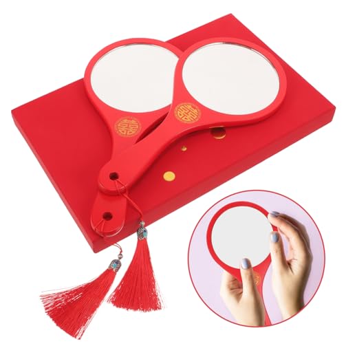 Espejo de mano elegante para maquillaje Ipetboom miniatura 5