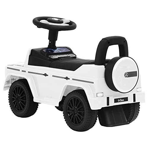 vidaXL Rutschauto mit Autohupe Motorgeräusch Staufach Kinderauto Schiebeauto Rutscher Lauflernhilfe Kinderfahrzeug… – Bild 5