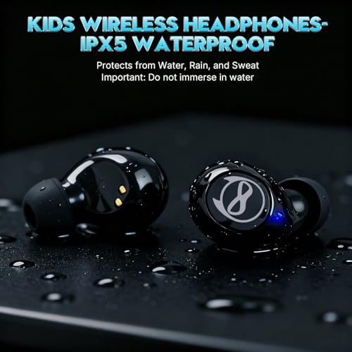 Instiwitt Kids Waterproof Wireless Earbuds