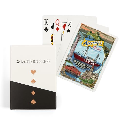 Baraja de Póker Lantern Press Astoria Oregon 52 cartas