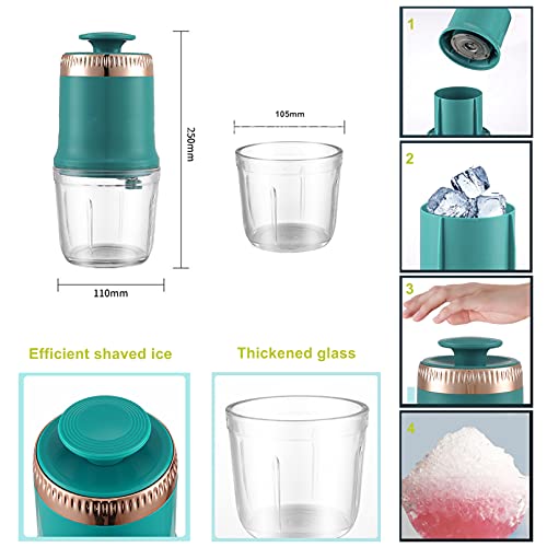 LYHD Vollautomatische Eiscrusher, 40W Eismaschine, Heim & Gewerbe, DIY Cold Drink – Bild 7