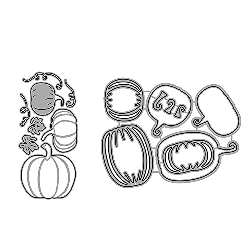 XUEJIAN Halloween Zucca Metallo Fustellati