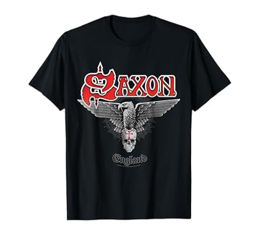 Oficial Saxon The Eagle Has Landed Heavy Metal Band Retro Camiseta | Ya disponible en tu tienda friki favorita! En mundofriki.es!