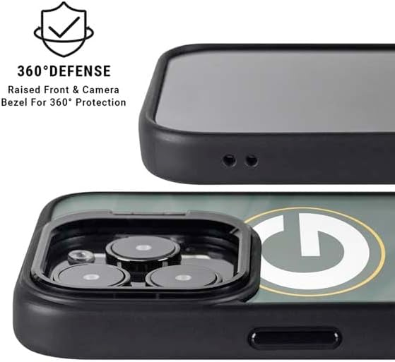 Skinit Kickstand Phone Case Compatible with iPhone 14 Pro Max - Officially Licensed NFL Green Bay Packers Design