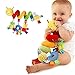 Offfay Giocattoli A Spirale per Bambini, Passeggino Shaker Giocattoli di Peluche Passeggino Giocattoli Colorati Rilassanti per Ragazzi E Ragazze da 0 A 3 Anni