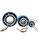 Rotori 1 PZ Stock 6/12 fili Attraverso il foro Slip Ring centro ID 25.4mm,38.1mm, 40mm,50mm,60mm corrente 10A(60X130mm 6wires 10A)