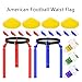 PURPLELILY Soccer Flags Football Belt Flags Soccer Game Waist Belt Soccer Waist Flags Belt Outdoor Flags Multiuse Football Belt